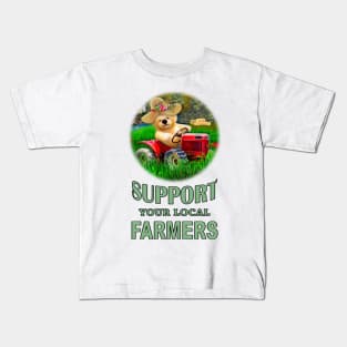 Support Your Local Farmers Kids T-Shirt